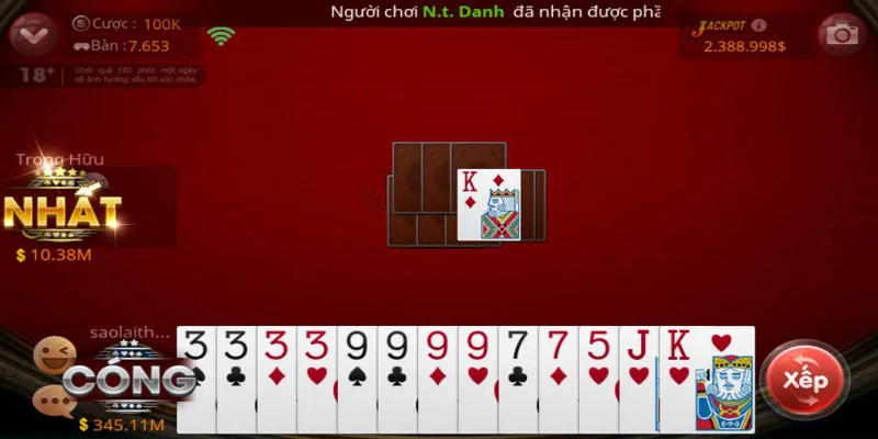 Nắm rõ kỹ thuật chặt các quân bài trong game TLMN